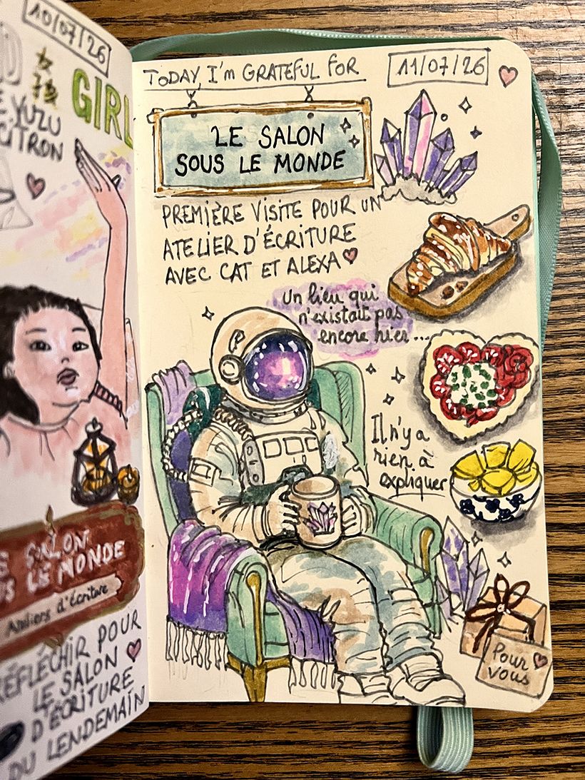 Carnet de gratitude : July 2026 sketchbook 1