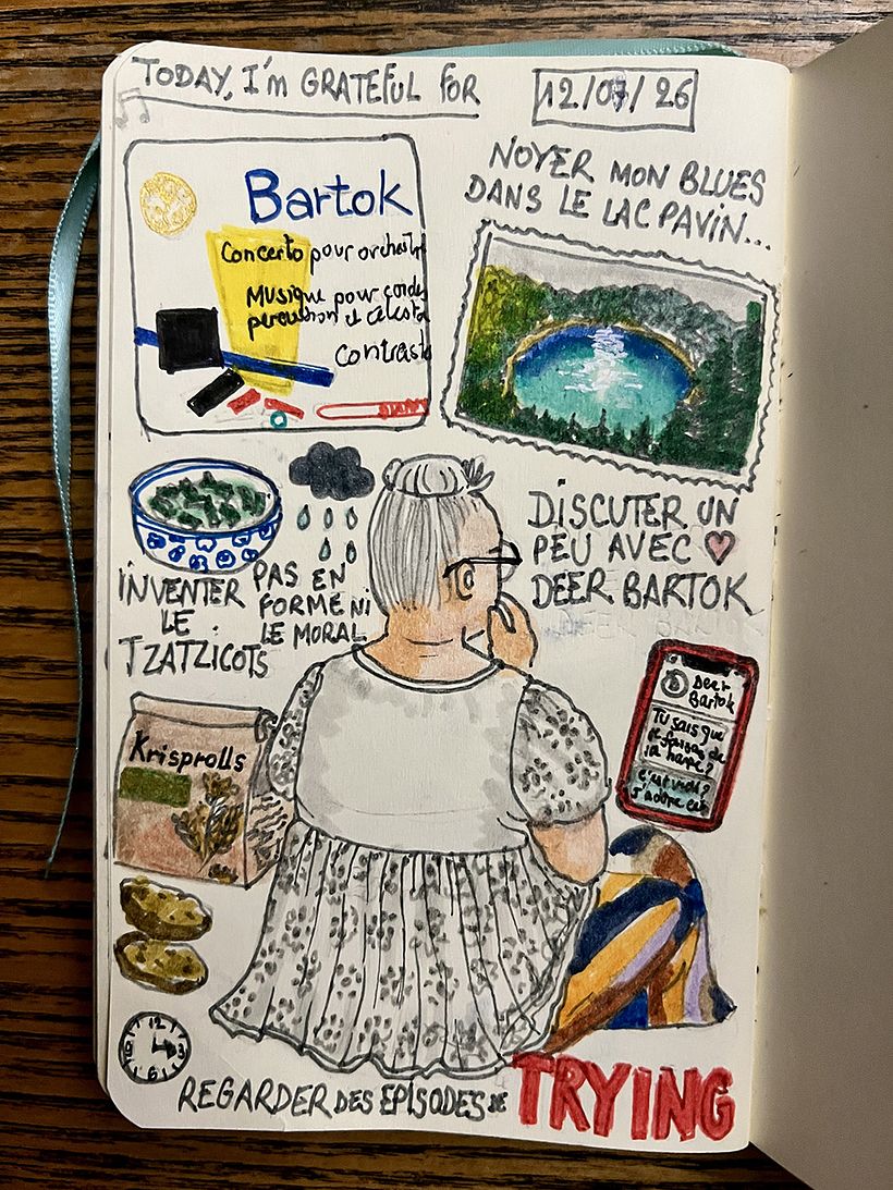 Carnet de gratitude : July 2026 sketchbook 1