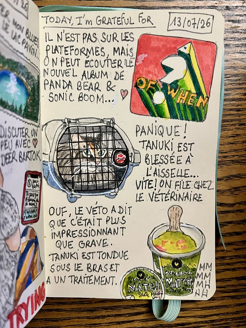 Carnet de gratitude : July 2026 sketchbook 1