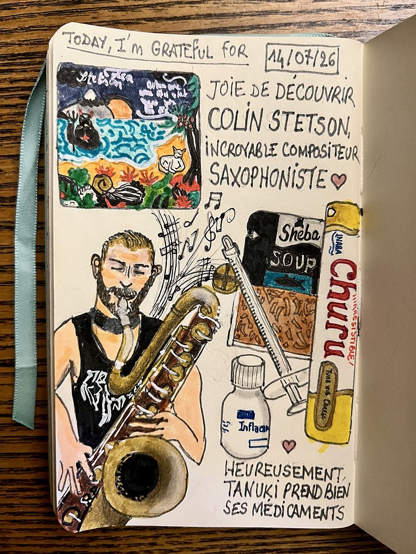 Carnet de gratitude : July 2026 sketchbook 1