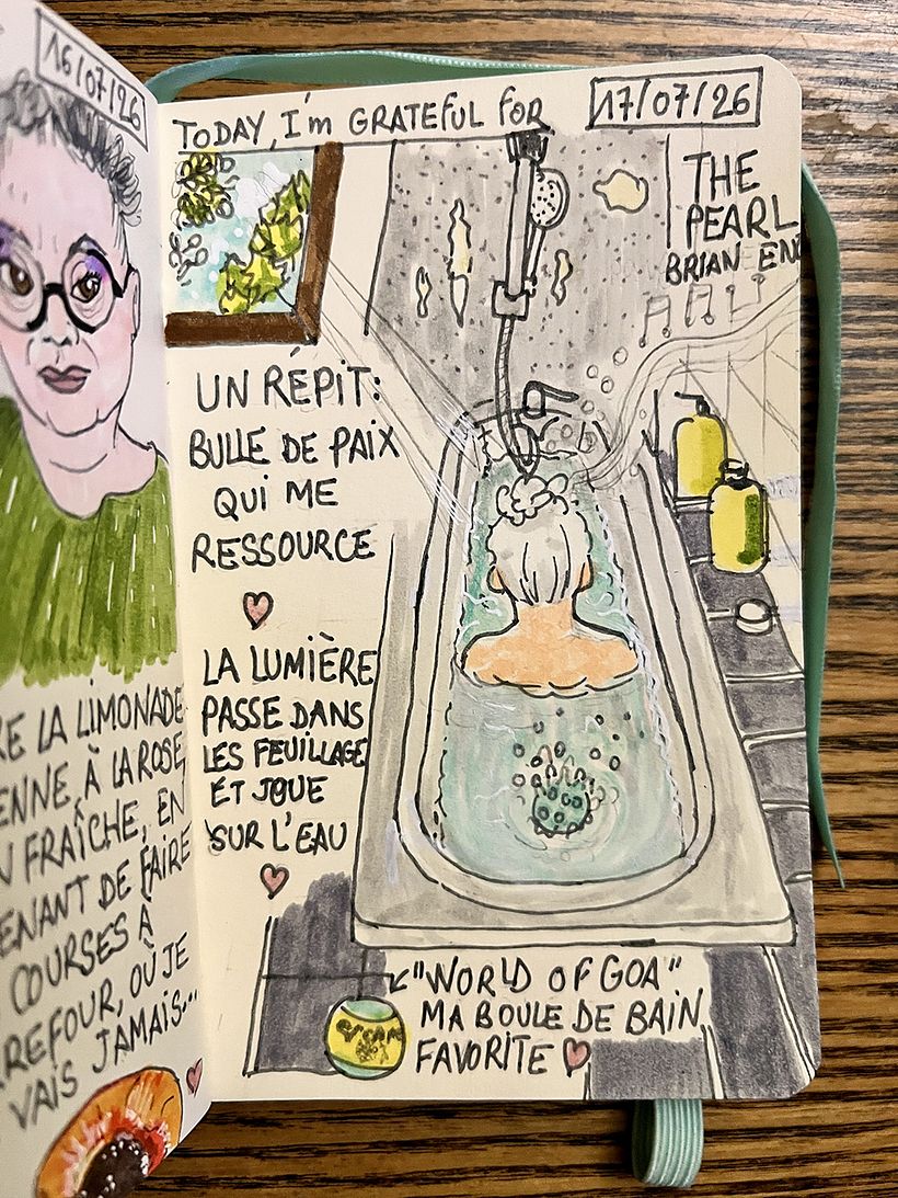Carnet de gratitude : July 2026 sketchbook 1