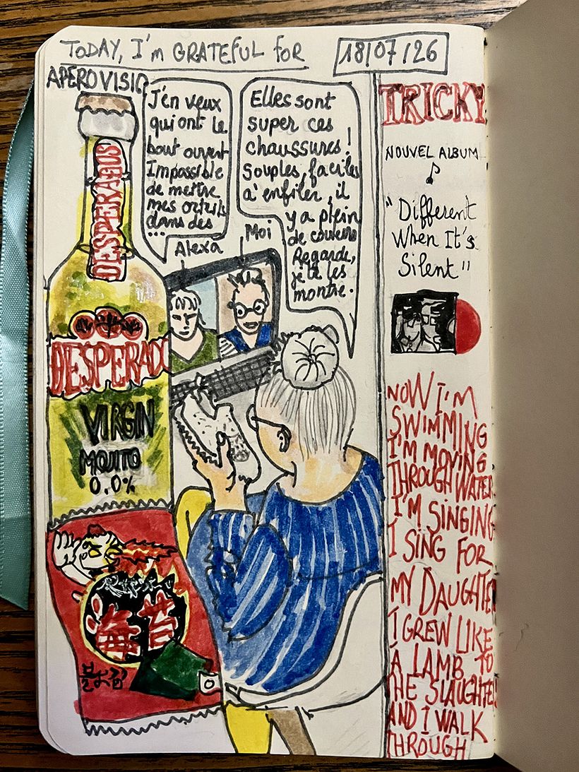 Carnet de gratitude : July 2026 sketchbook 1