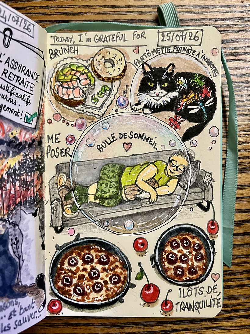 Carnet de gratitude : July 2026 sketchbook 1
