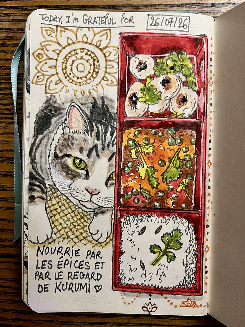 Carnet de gratitude : July 2026 sketchbook 1