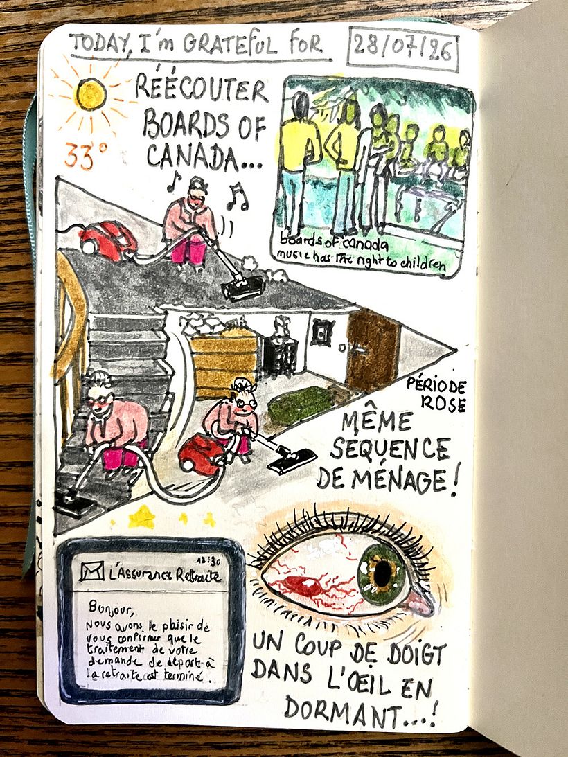 Carnet de gratitude : July 2026 sketchbook 1