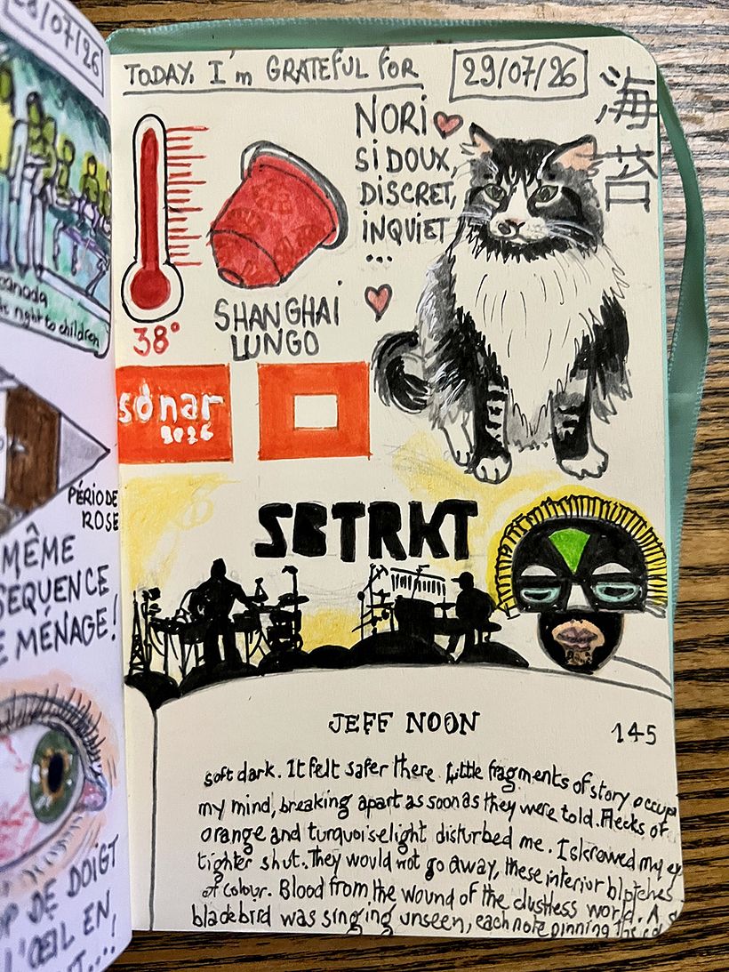 Carnet de gratitude : July 2026 sketchbook 1