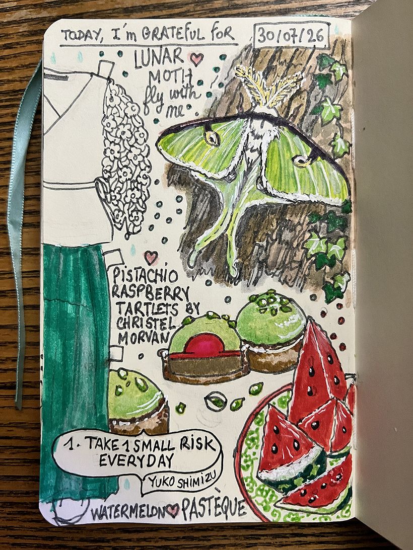 Carnet de gratitude : July 2026 sketchbook 1