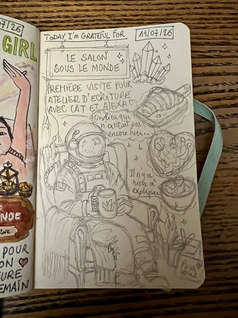 Carnet de gratitude : July 2026 sketchbook 1