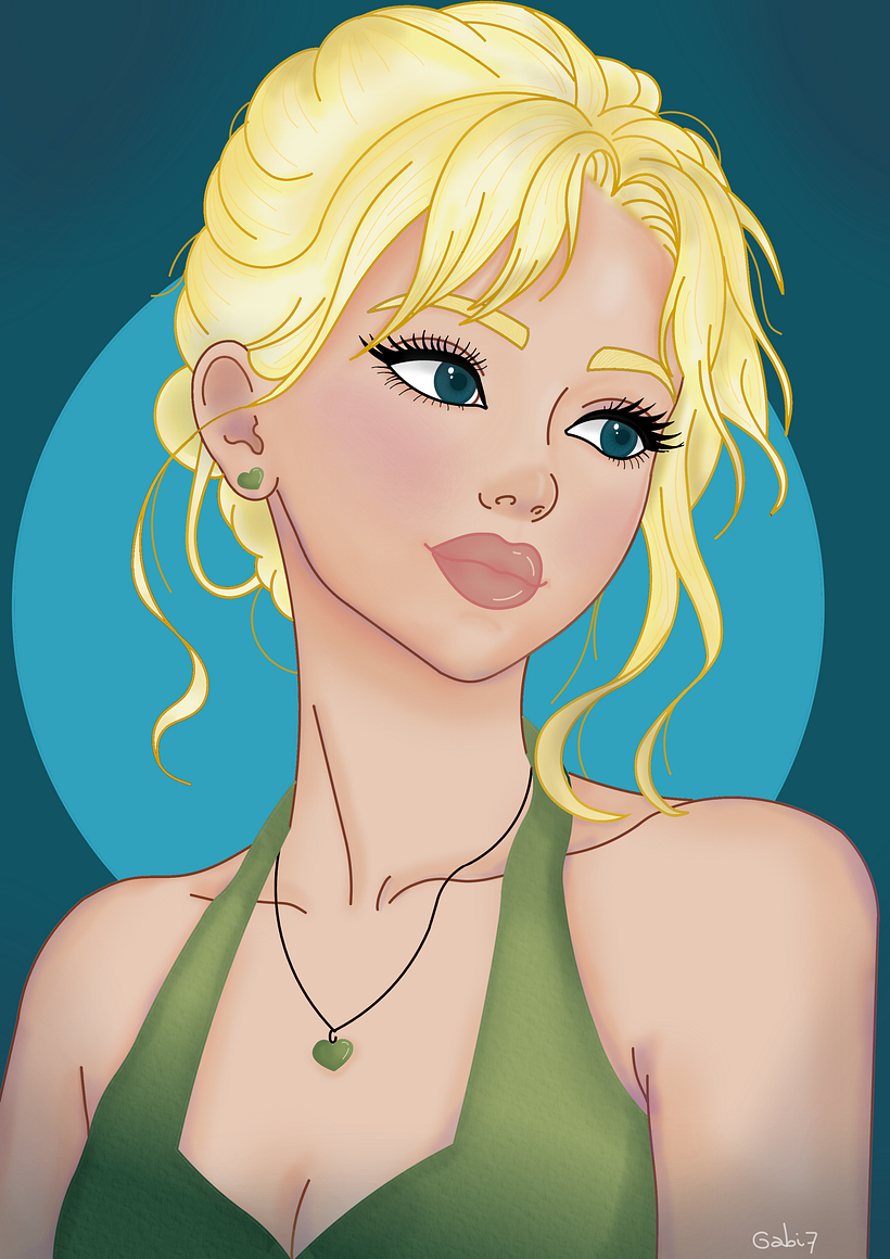 Girl in Green 1