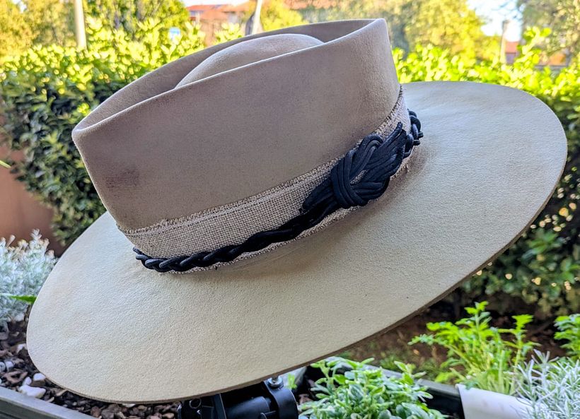 "Heritage Roots" Fedora: Felt, Leather, and Self-Production 4