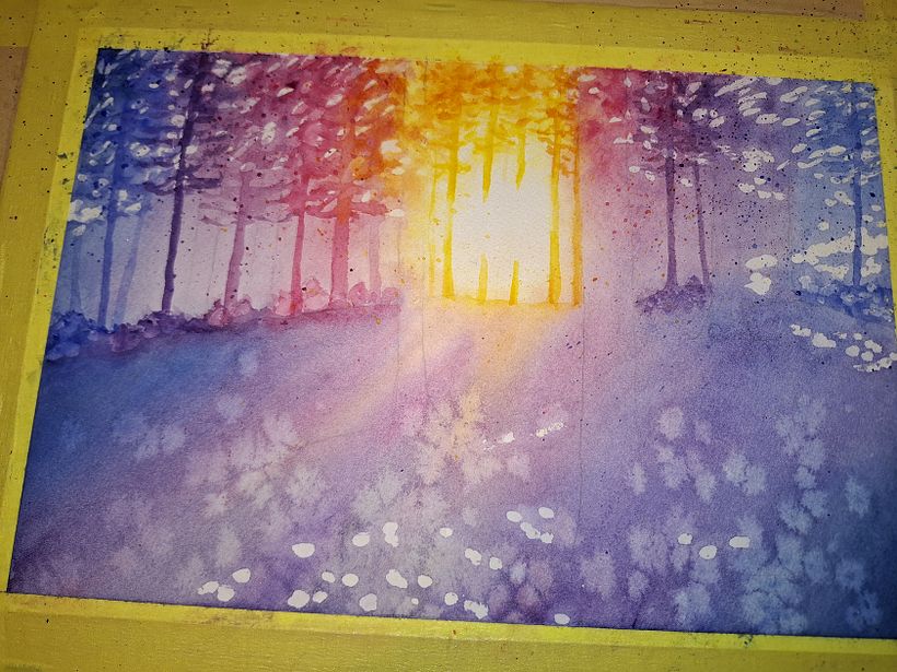 Progetto finale per il corso 'Paesaggi incantevoli ad acquerello: dipingi con la luce 1