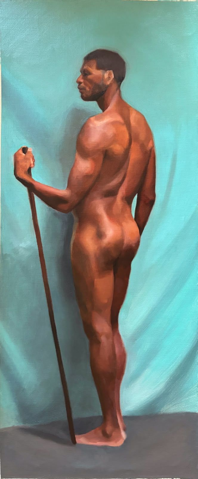 Live model painting - Pintura de modelo al natural 1