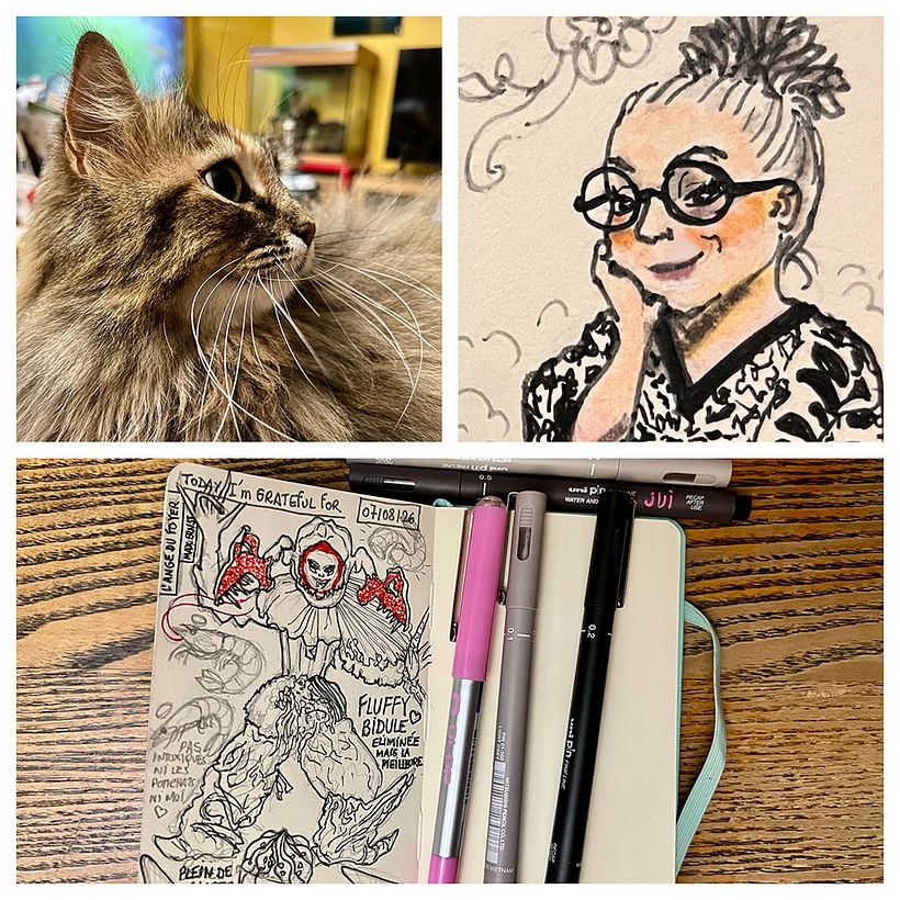 Carnet de gratitude : August 2026 sketchbook 1