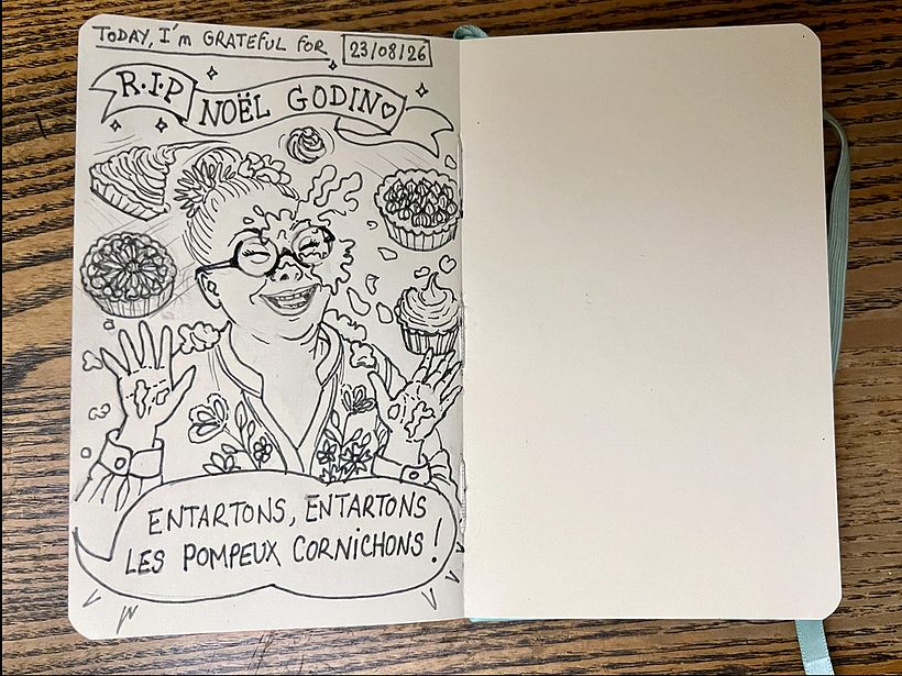 Carnet de gratitude : August 2026 sketchbook 1