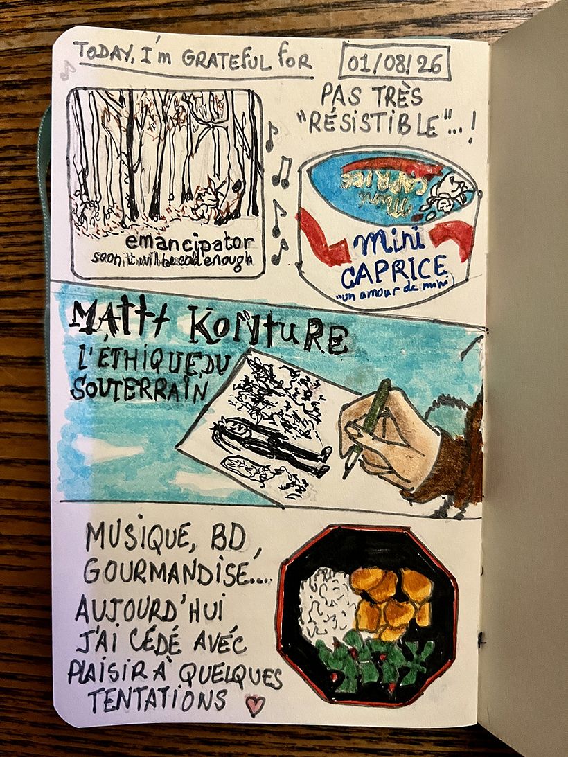 Carnet de gratitude : August 2026 sketchbook 1