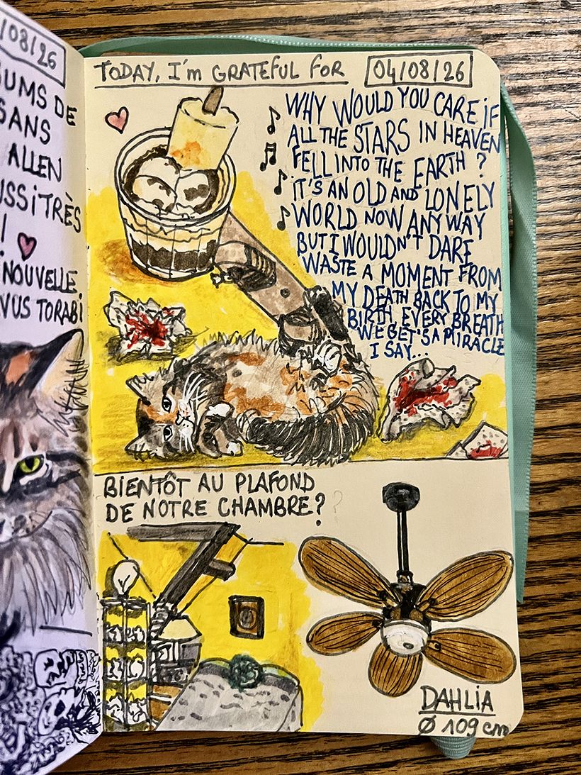 Carnet de gratitude : August 2026 sketchbook 1