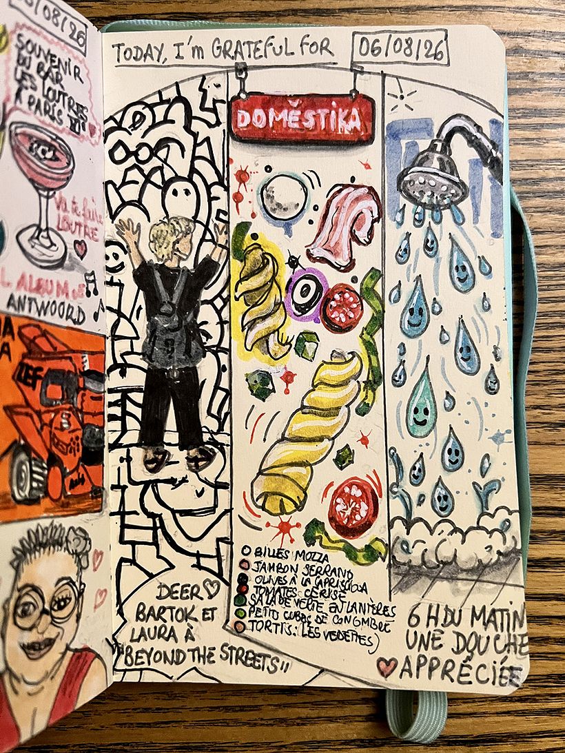 Carnet de gratitude : August 2026 sketchbook 1