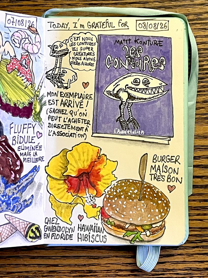 Carnet de gratitude : August 2026 sketchbook 1