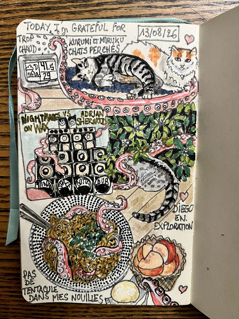 Carnet de gratitude : August 2026 sketchbook 1
