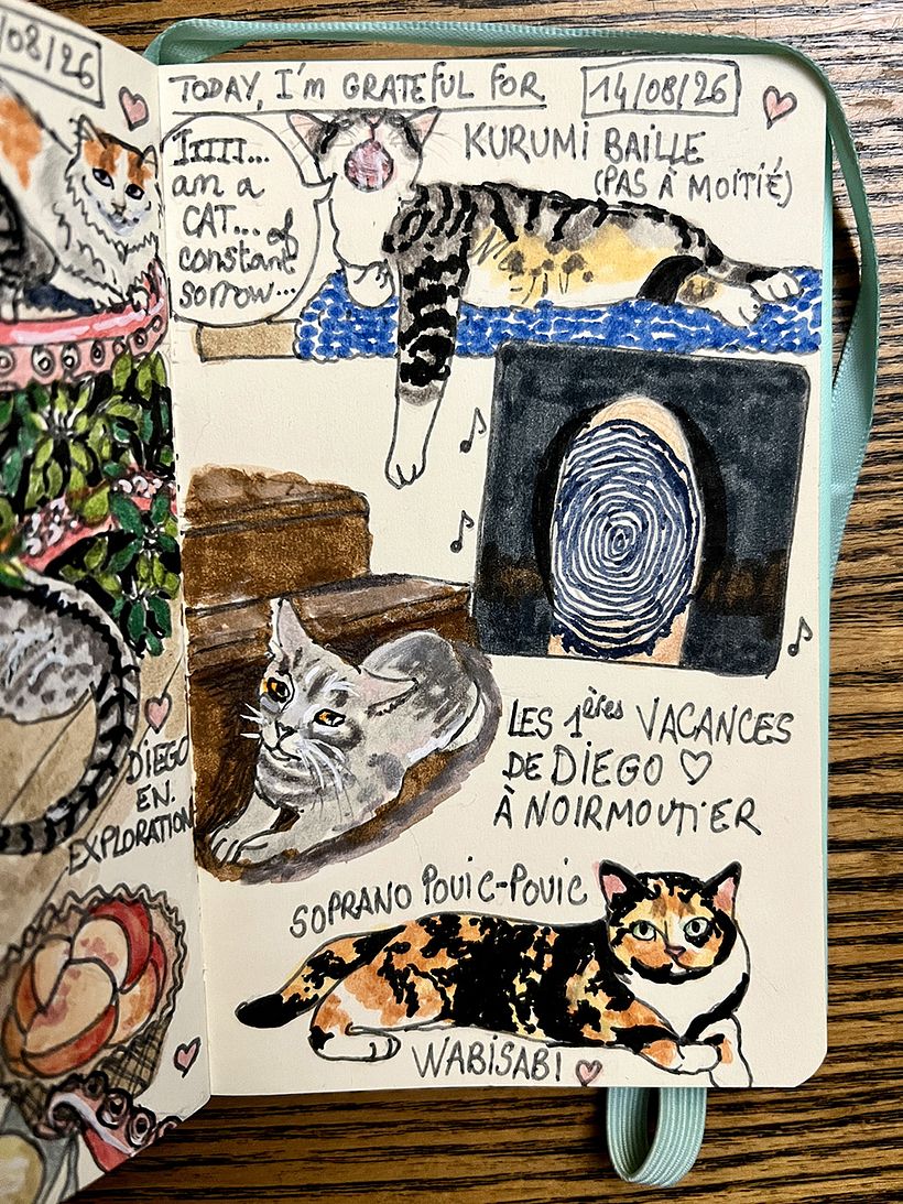Carnet de gratitude : August 2026 sketchbook 1