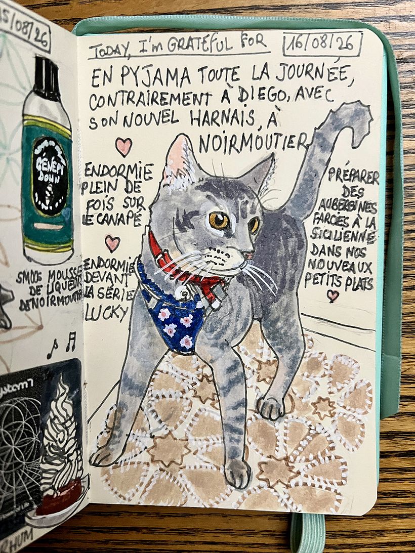 Carnet de gratitude : August 2026 sketchbook 1