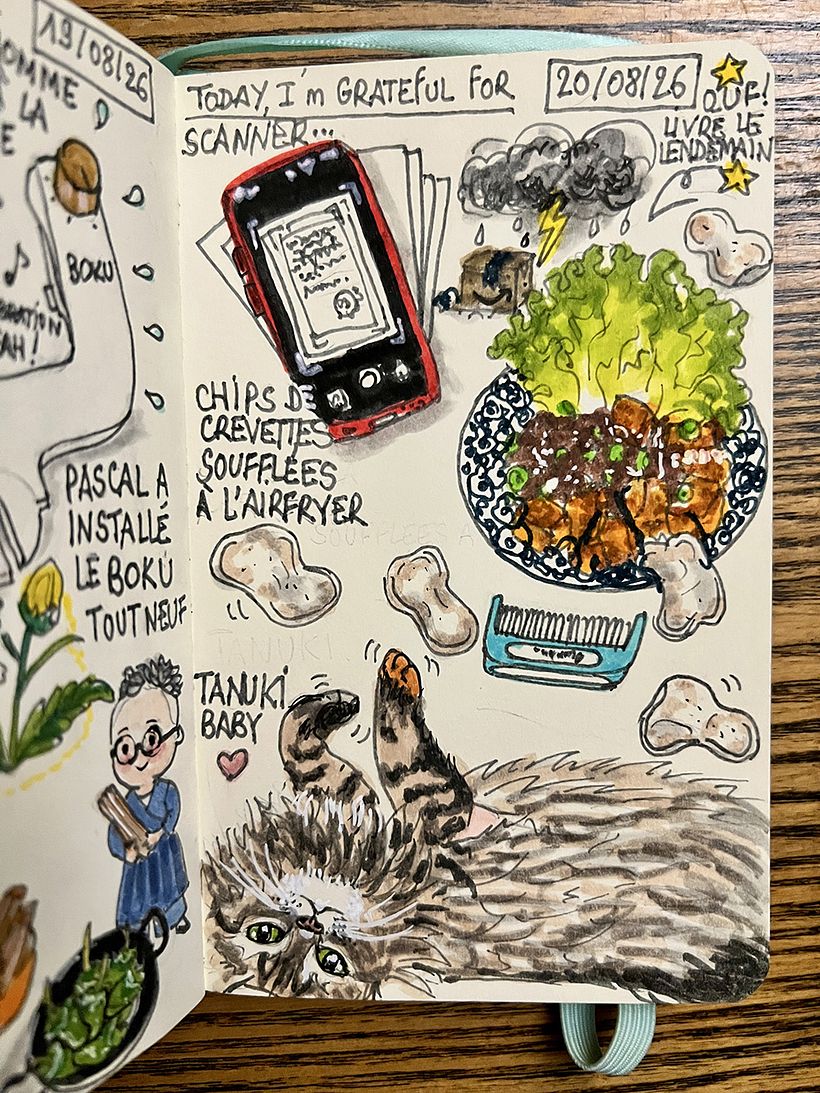 Carnet de gratitude : August 2026 sketchbook 1