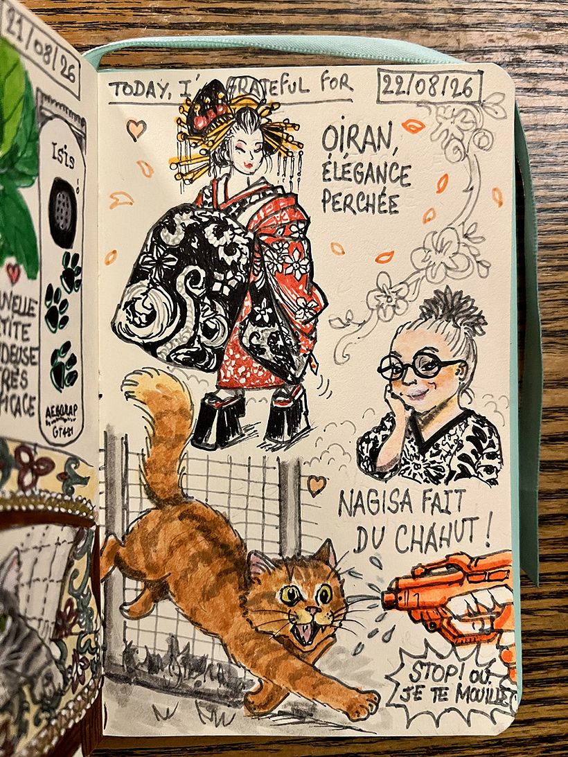 Carnet de gratitude : August 2026 sketchbook 1