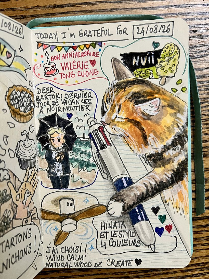 Carnet de gratitude : August 2026 sketchbook 1