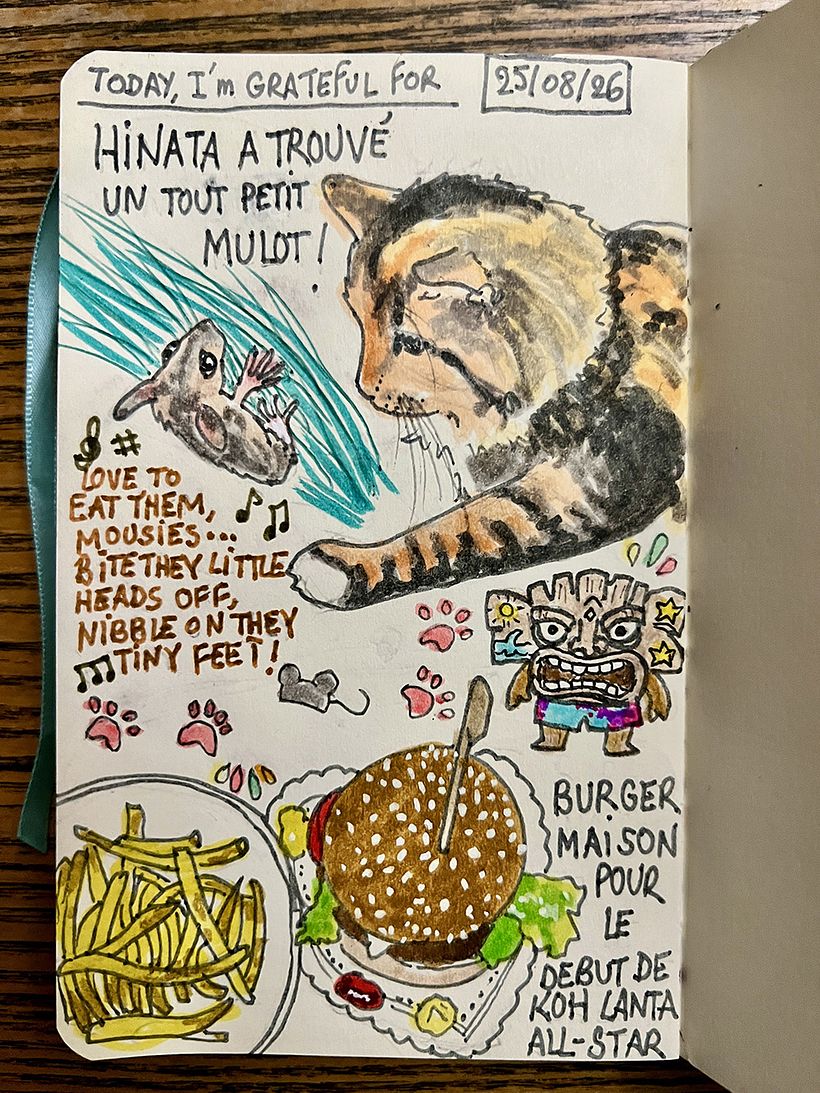 Carnet de gratitude : August 2026 sketchbook 1