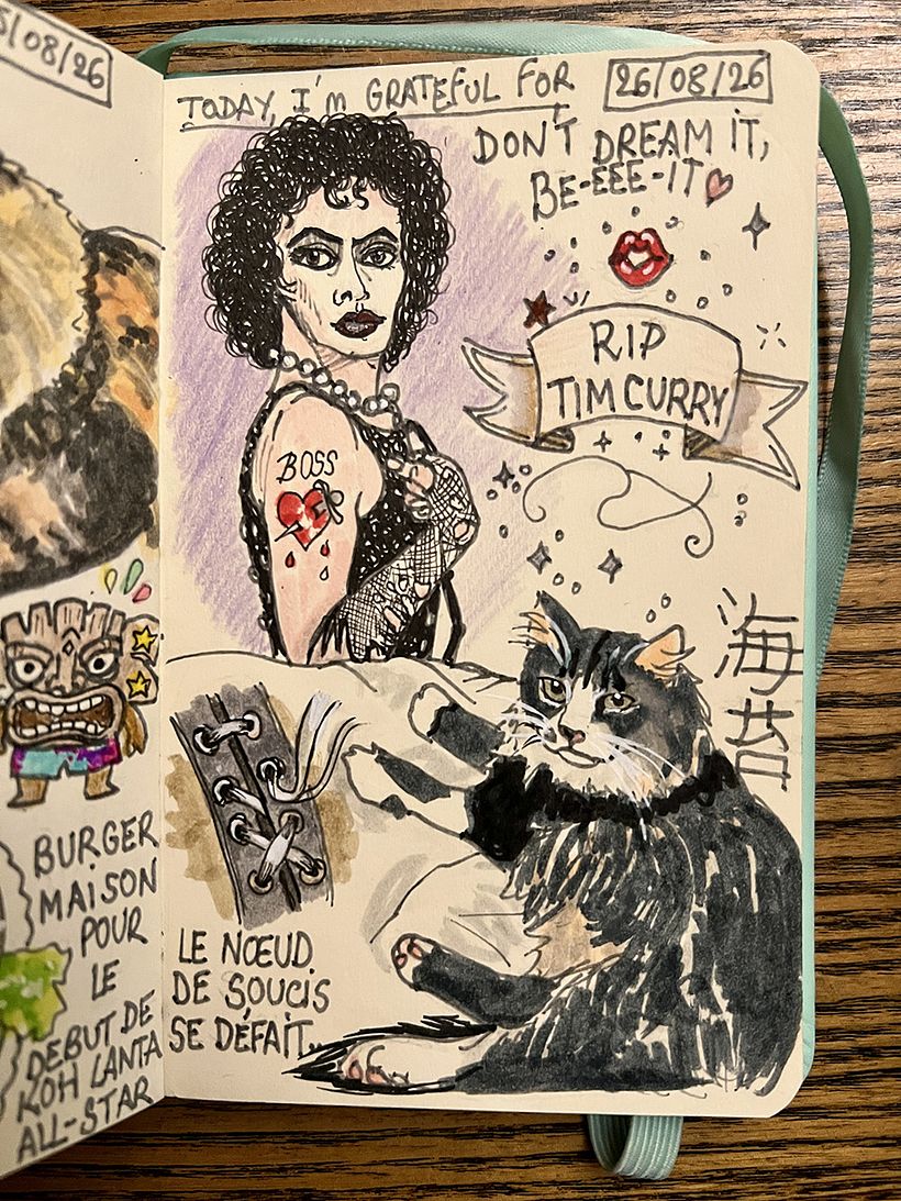 Carnet de gratitude : August 2026 sketchbook 1