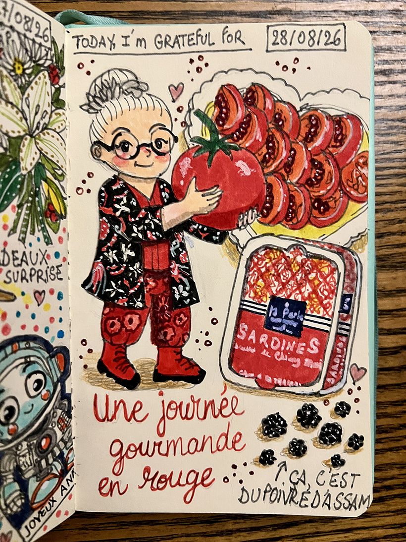 Carnet de gratitude : August 2026 sketchbook 1