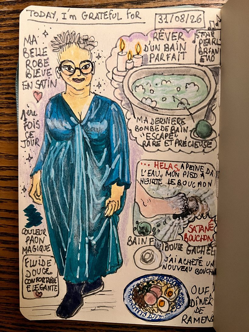 Carnet de gratitude : August 2026 sketchbook 1