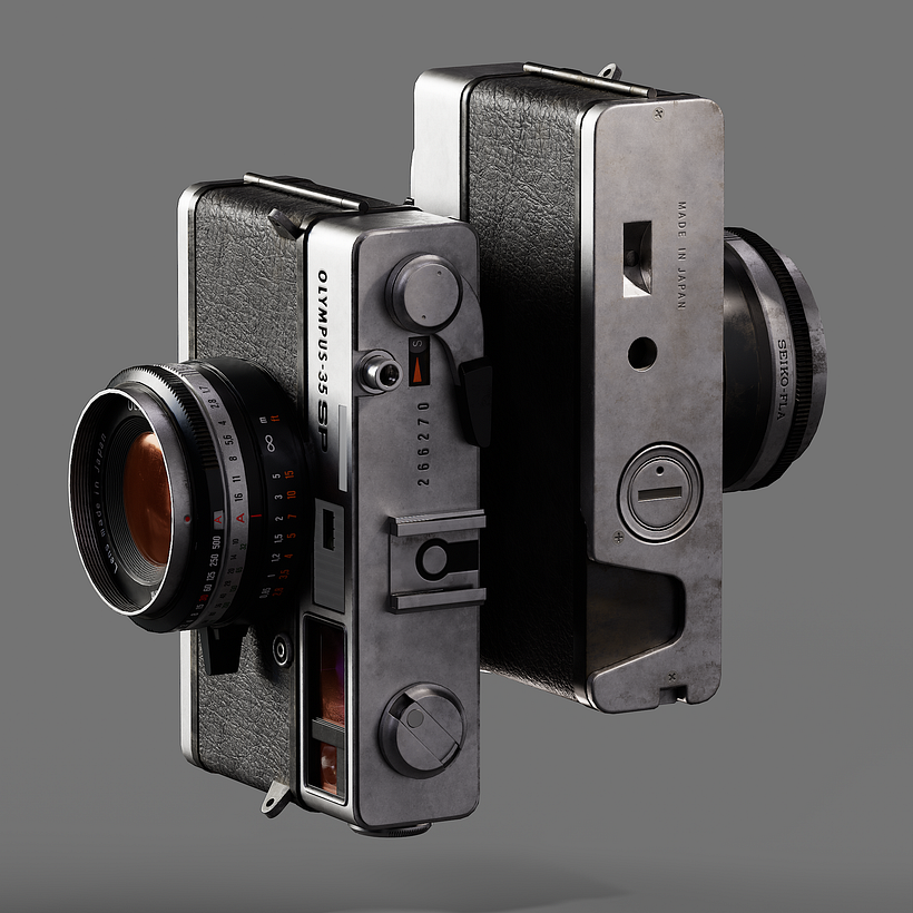 Olympus 35 SP - Hero Prop - Game Asset 3