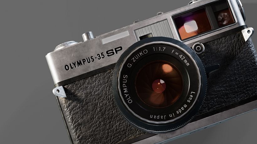 Olympus 35 SP - Hero Prop - Game Asset 4