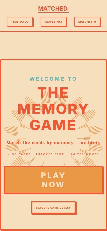 MATCHED | Memory Game 2