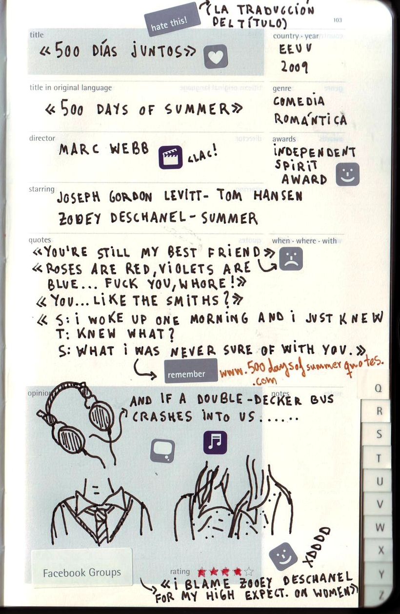 Moleskine Film Journal Domestika