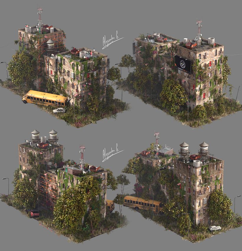 Random Building Generator (Quick sketch) | Domestika