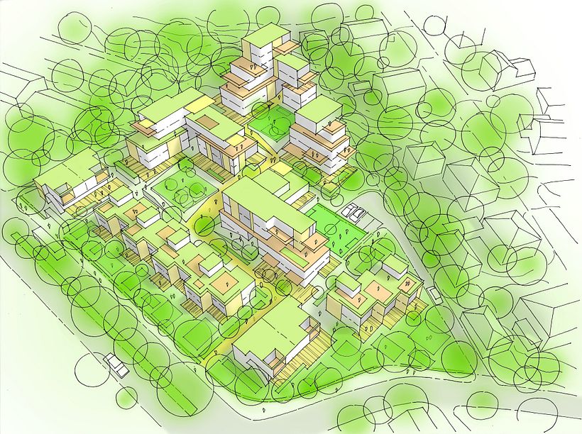 Random architectural, design and concept sketches. | Domestika