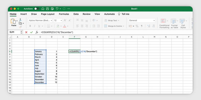 The Count if Function in Excel: How to Use It (+Examples) | Domestika