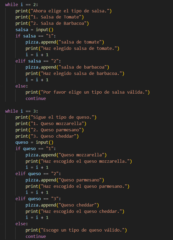 Arma tu pizza con Python | Domestika